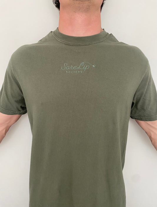 Society Tee (Olive/Sage)