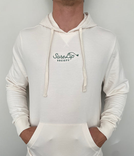 Lightweight Hoodie (Ivory/Olive)