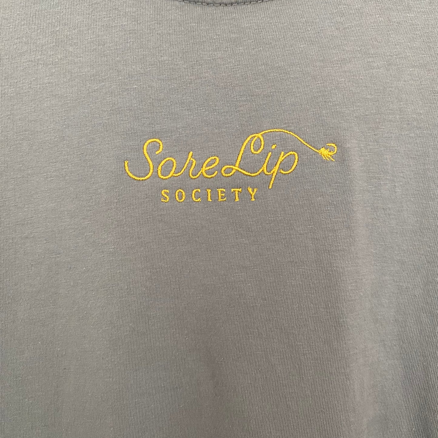 Society Tee (Granite/Gold)