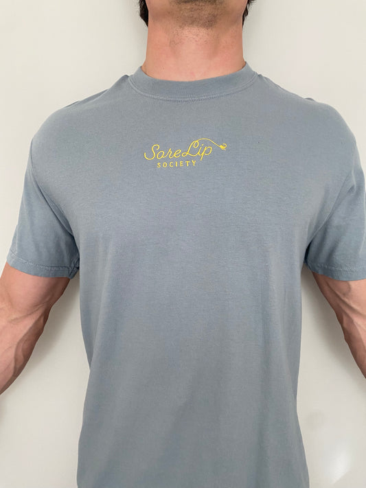 Society Tee (Granite/Gold)